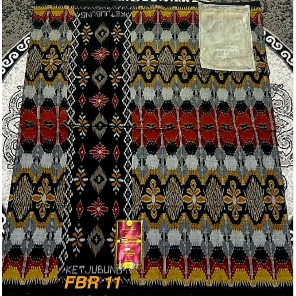 Sarung ketjubung goyor pelangi,balian motifbaru asli