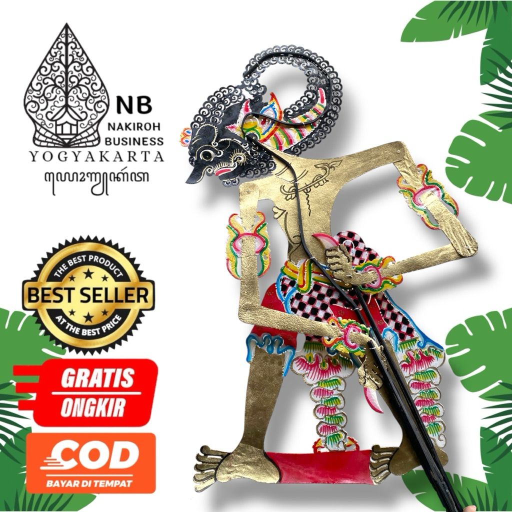 NAKIROHBUSINESS WAYANG KULIT BIMA WERKUDARA ASLI PEDALANGAN