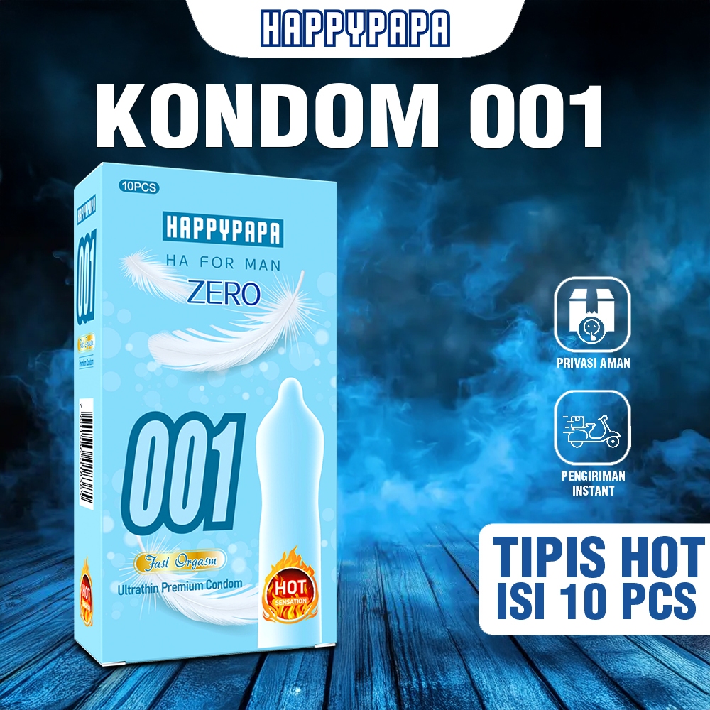 Happypapa Kondom super tipis berduri gerigi 001 - Condom Ultrathin