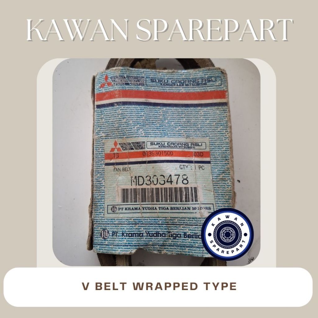 V BELT WRAPPED TYPE (BANDO-A-355-MR 148322-REP) - MD 303478