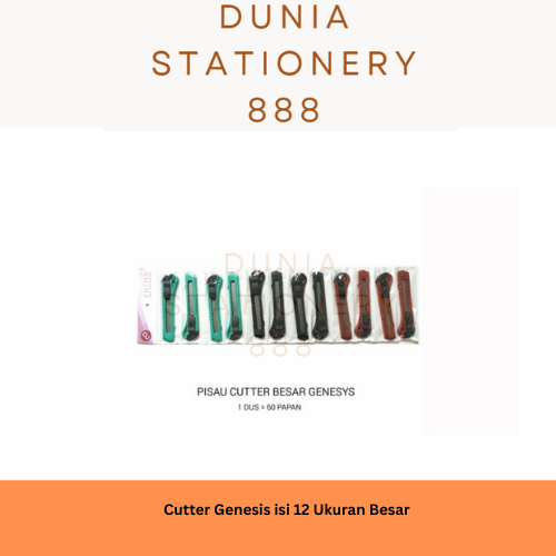 

Pisau Cutter Besar Murah Genesys Pisau Ukir Cutter 12 pcs
