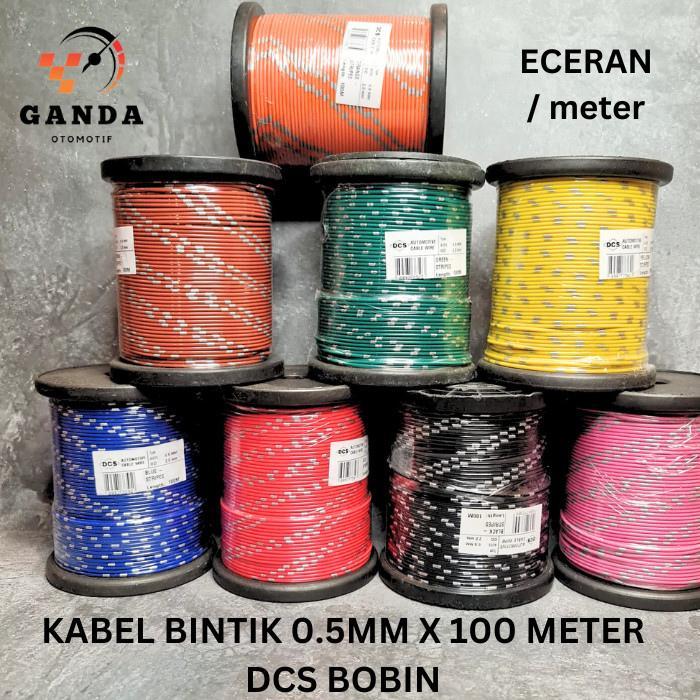 KABEL BINTIK / KABEL BODY / KABEL OTOMOTIF MOBIL 0,5 MM METERAN - ECERAN