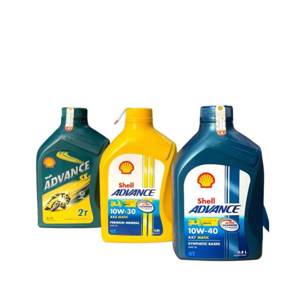 OLI SHELL ADVANCE 2T/OLI SHELL ADVANCE 4T AX7 1L/OLI SHELL ADVANCE AX5 0,8L/OLI SHELL ADVANCE AX7 0,