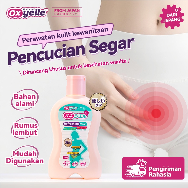 Oxyelle Cairan Perawatan Kewanitaan Lembut Membersihkan Menyegarkan dan Mengurangi Gatal