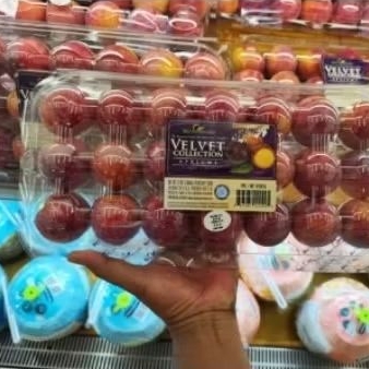 

Buah plum red import aprium Velvet collection original USA gift pack