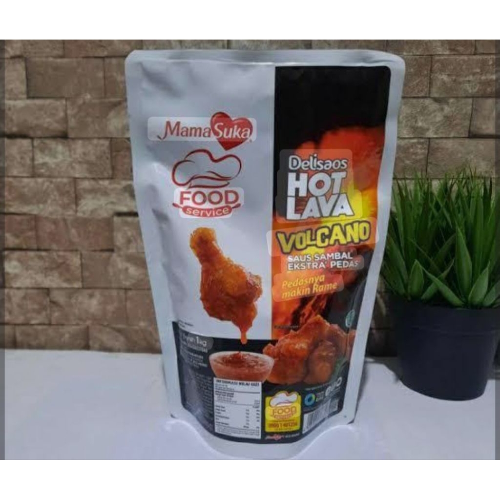 

Mama Suka Hot LAVA Volcano Saus Sambal Extra Pedas 1Kg