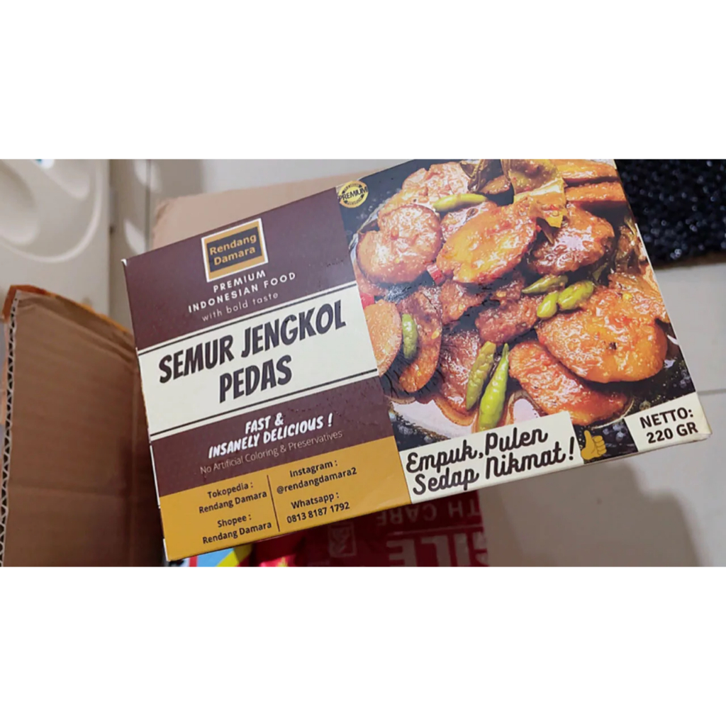 Jengkol Semur Jengkol Kemasan Vacum Jengkol Semur Pedas Bikin Nagih