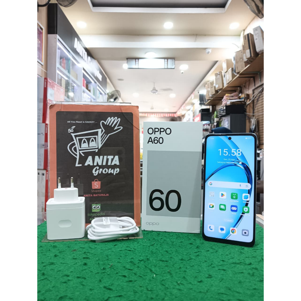 EX DEMO OPPO A60 RAM 8/128GB (BLUE) FULLSET