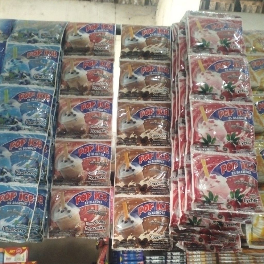 

Pop Ice Vanilla Blue