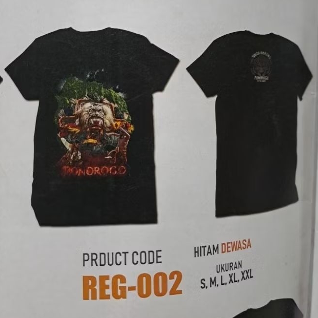 KAOS REOG PONOROGO JIEGEX DADAK MERAK PREMIUM