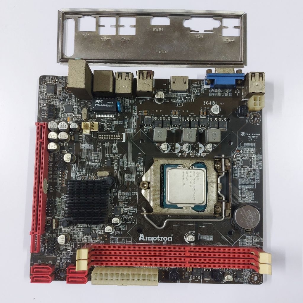 Mainboard Mini itx AMPTRON H81 + Dualcore G3260 Socket 1150 Support Gen4
