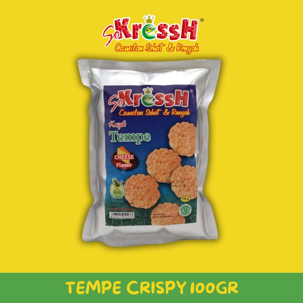 

Keripik Tempe Crispy 100gr SoKressH