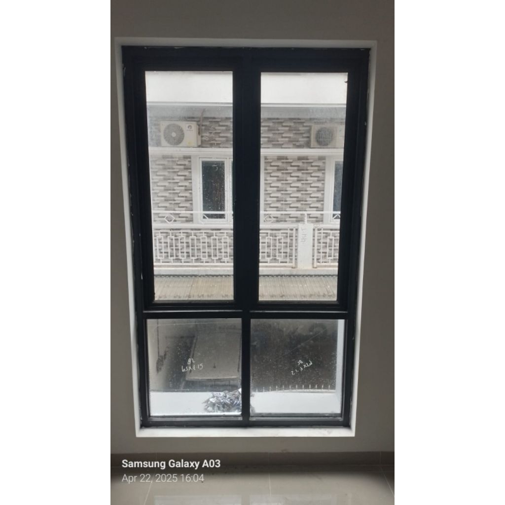 kusen aluminium 3 inch dan jendela kaca
