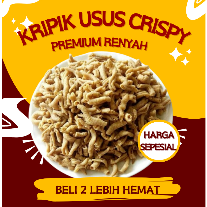 

KRIPIK USUS SULTAN ORIGINAL VIRAL 500gr ( BELI 1 GRATIS 1 SNACK )