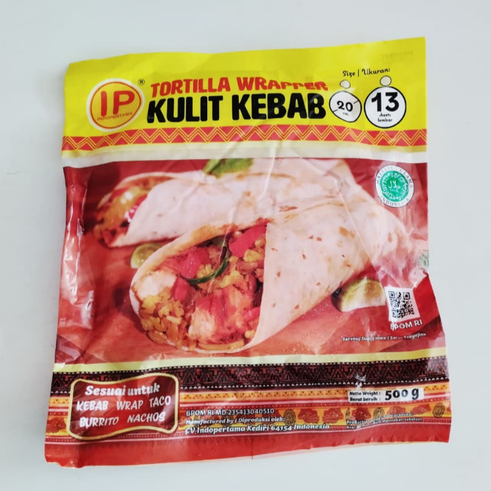 

Kulit Tortilla Kebab IP 13 Lembar Ukuran 20cm
