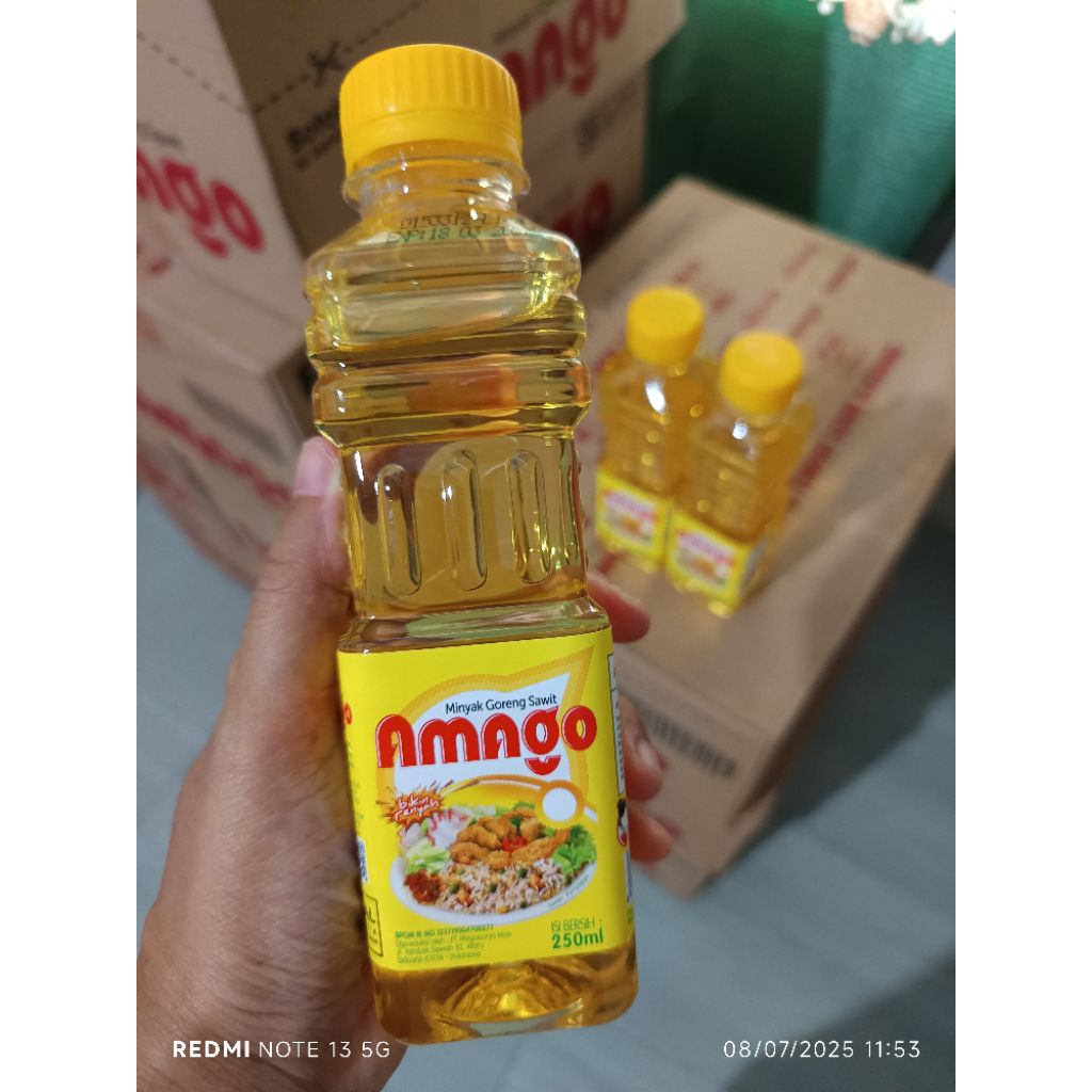 MINYAK GORENG AMAGO 1 KARTON ISI 24PCS @500ML DAN 48PCS @250ML
