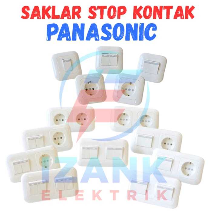 SAKLAR - STOP KONTAK - SAKLAR LAMPU - SAKLAR PANASONIC WIDE SERIES - SAKLAR LAMPU PANASONIC WIDE SER