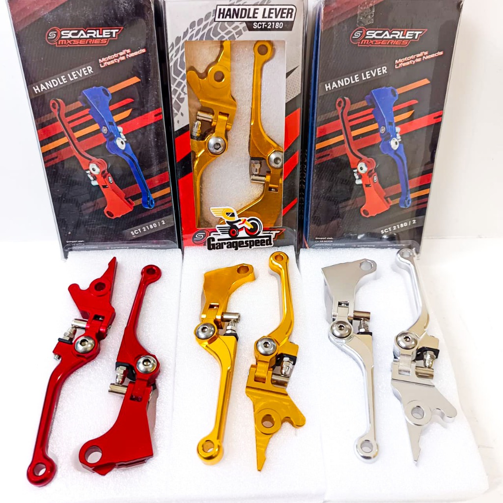 HANDLE HENDEL TUAS REM KOPLING LIPAT CRF 150 FULL CNC SCARLET