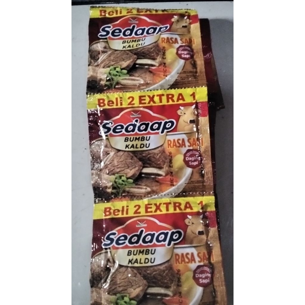 

penyedap rasa sedaprasa sapi n ayam isi 12+6