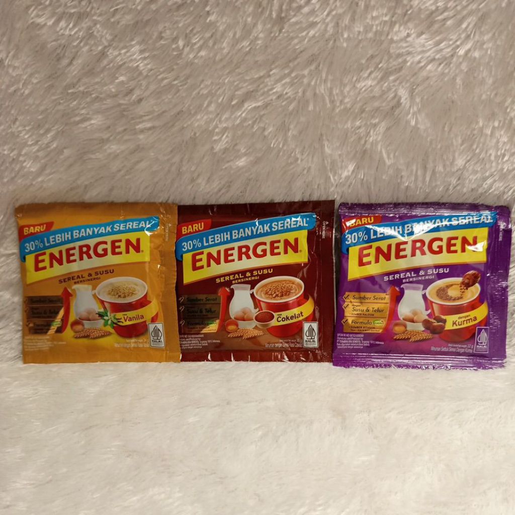 

energen sereal vanila & coklat & kurma