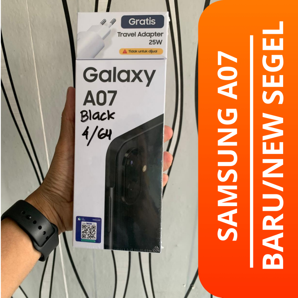 HP BARU SAMSUNG A07 4+4/64GB / SAMSUNG A07 HP BARU / NEW SEGEL NO REPACK