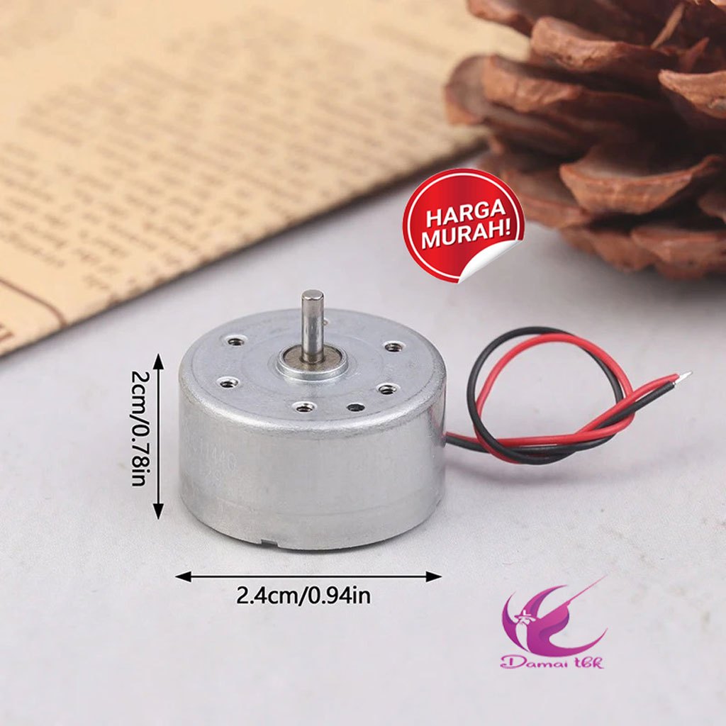 Dinamo DVD RF 300 DC 1.5V-6V - Dinamo RF - Dinamo Generator Listrik Layangan