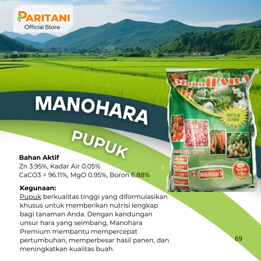Pupuk Manohara Calcium Boron 1 Kg - Kalsium Boron