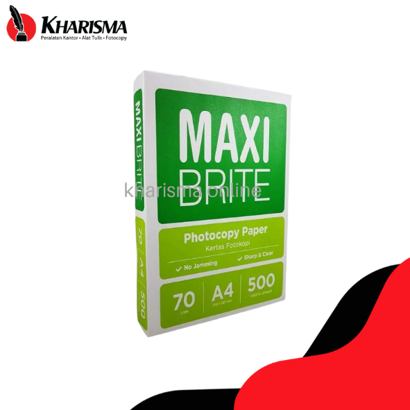 

Kertas HVS MAXI BRITE A4 70 gsm - Kertas print Dan Fotocopy