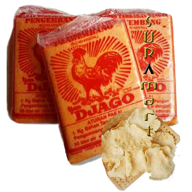 

(3 pcs) DJAGO Bahan Kerupuk Dengan Campuran Tepung