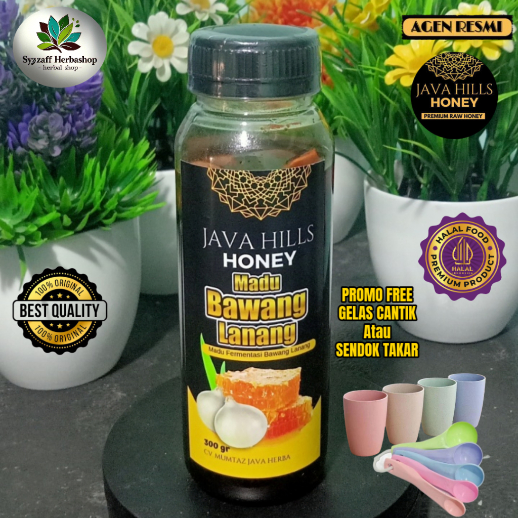 

Madu Bawang Lanang JAVA HILLS HONEY Untuk Batuk, Flu, dan Radang Tenggorokan Kolesterol Dan Stamina