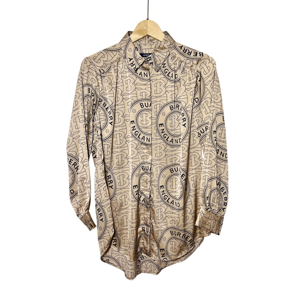 Atasan kemeja wanita bahan silky import premium