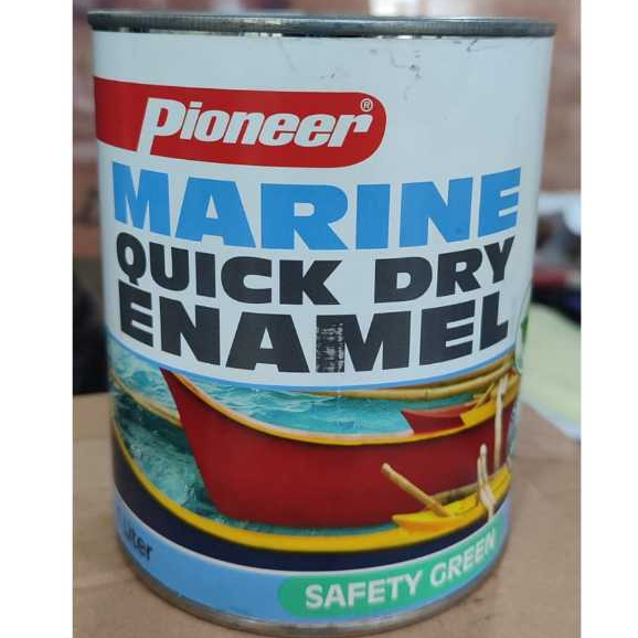 CAT KAPAL PIONEER MARINE QUICK DRY ENAMEL SAFETY GREEN 1L CAT KAPAL CEPAT KERING CAT KAYU CAT BESI C