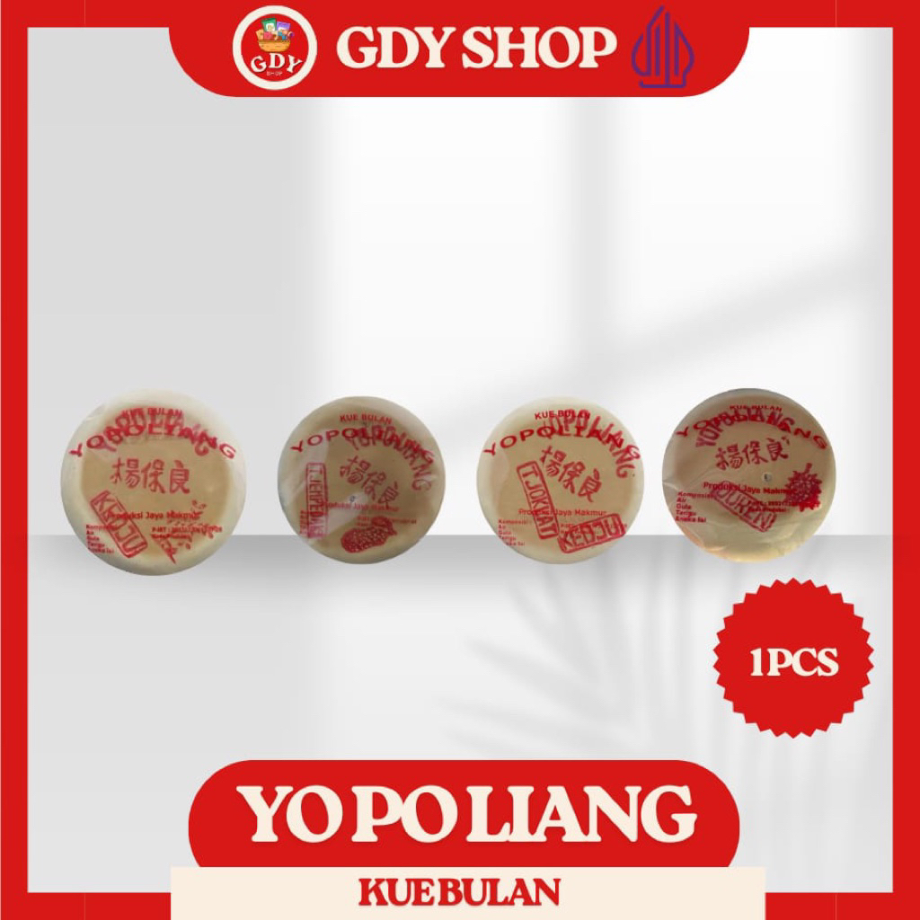 

YO PO LIANG | KUE BULAN | Coklat | Keju | Coklat Keju | Duren | Cempedak | Biji Jambu | 245g