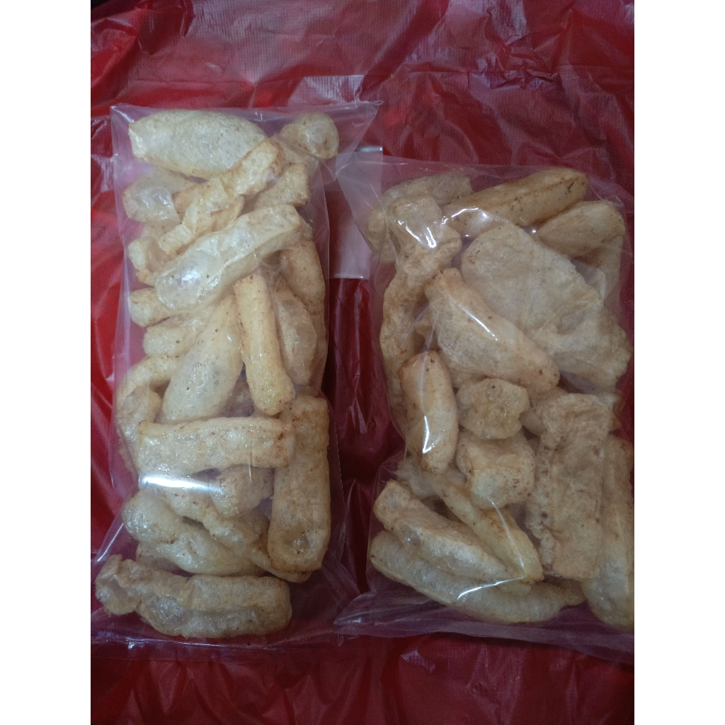 CEMILAN KERUPUK RAMBAK ASIN KULIT SAPI ASLI JOGJA 50gr
