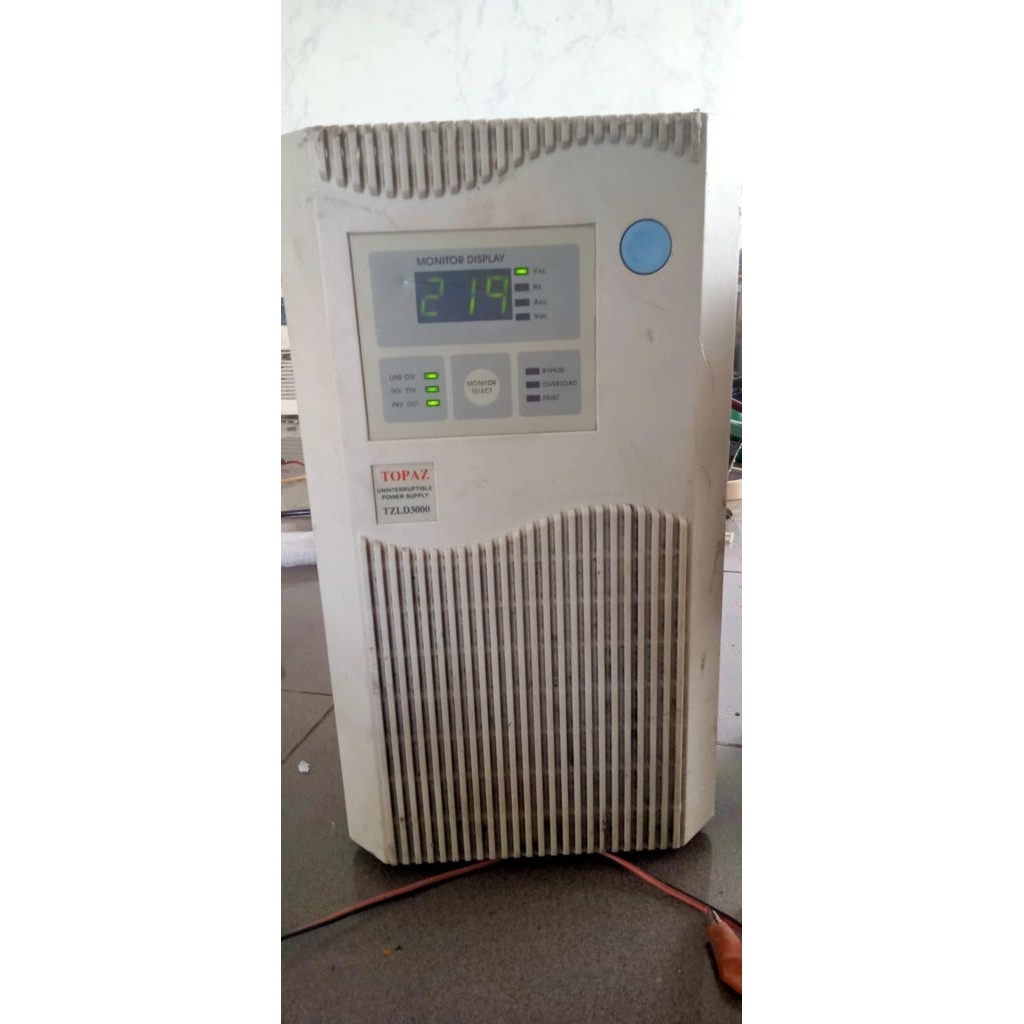 ups topaz tzld3000 normal