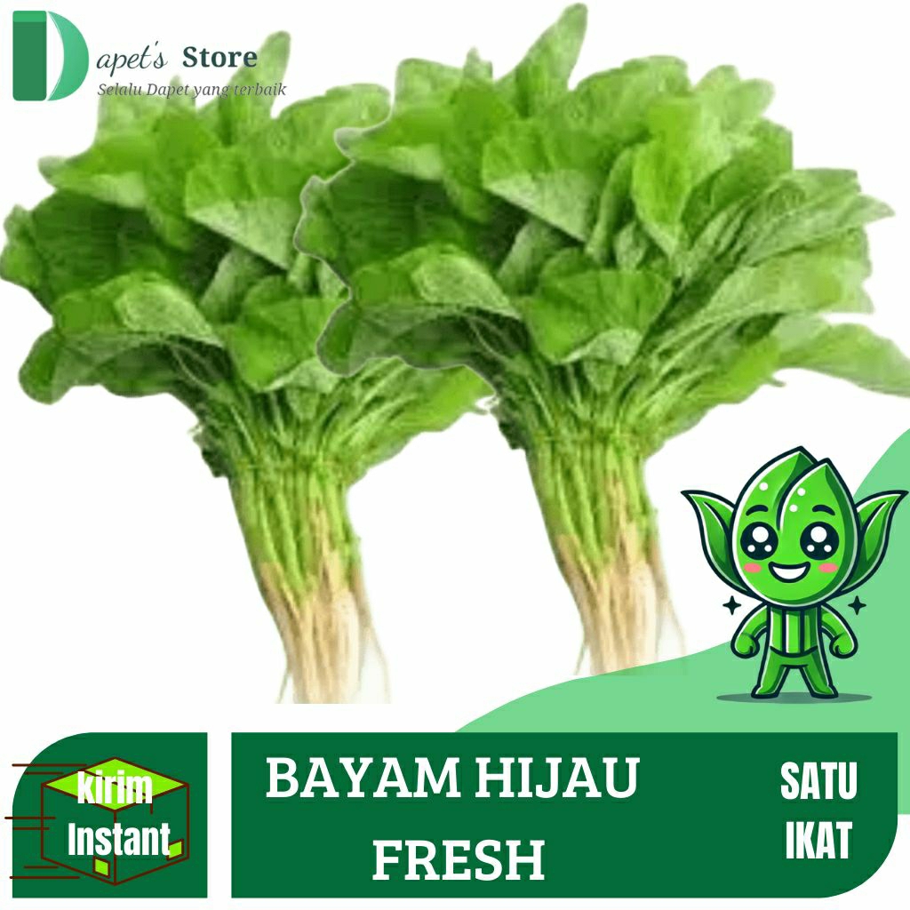 

Sayur Bayam Segar Bayam Fresh 1 Ikat - Dapet'S Store