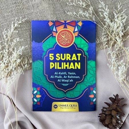 Buku "5 SURAH PILIHAN" (Al-Kahfi, Yasin, Al-Mulk, Ar-Rahman & Al-Waqiah) | Terjemah | Rasm ‘Utsmani 