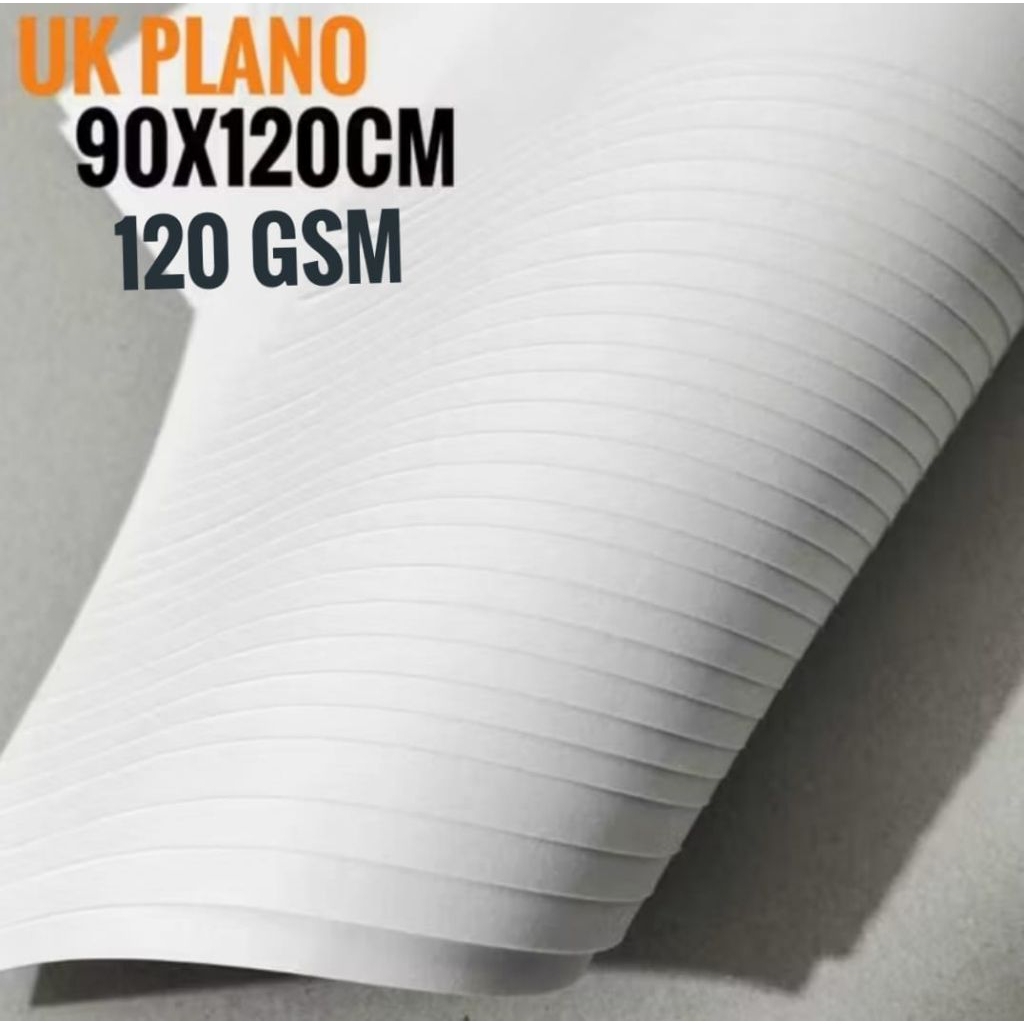 

Samson Putih / Kraft White 120 gsm ukuran Plano 90 cm x 120 cm