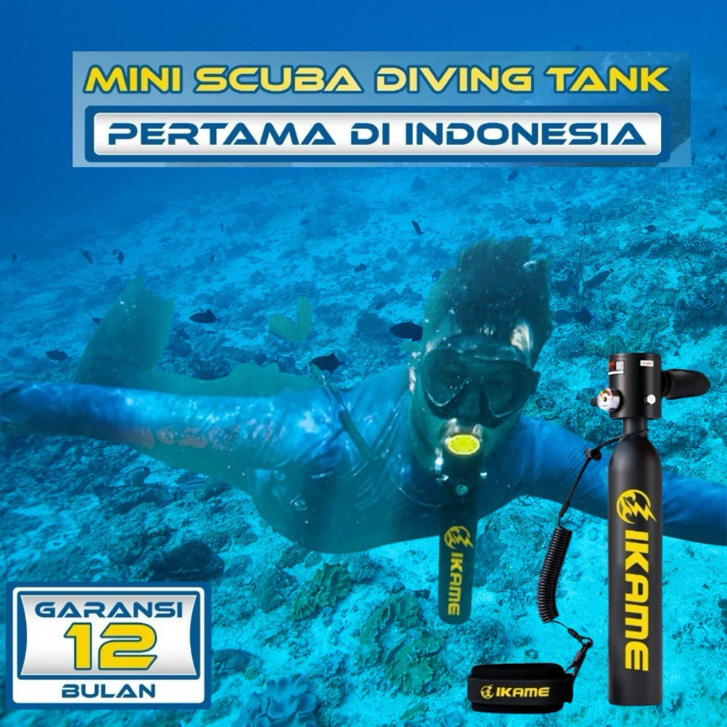 Mini Scuba Diving Tank / Alat Snorkling / Snorklimg lautan Tabung Selam Oksigen Mini Portable