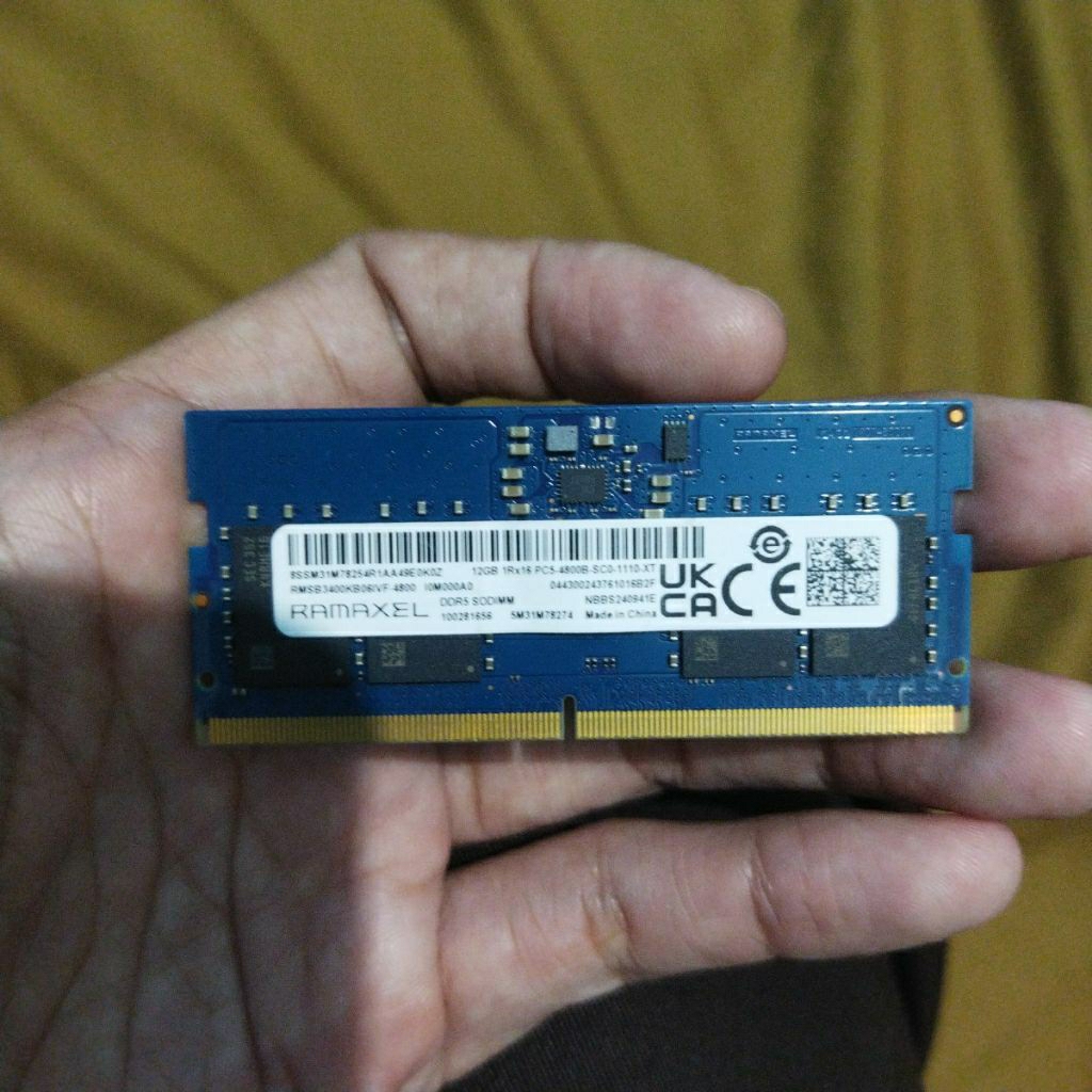 ram 12 GB PC5 4800B DDR5 COPOTAN laptop