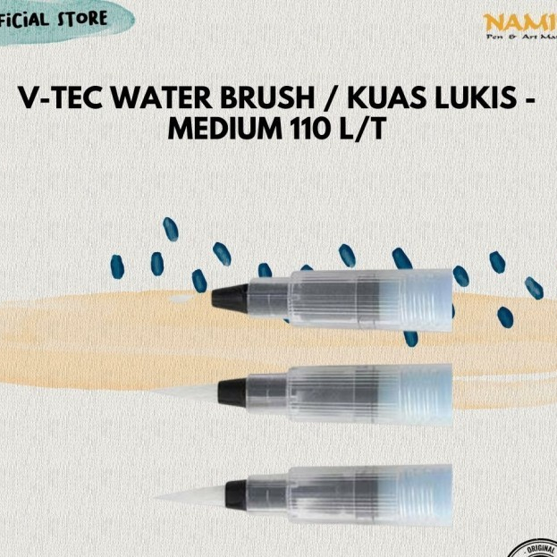 

V-Tec Water Brush / Kuas Lukis - Medium 110 L/T