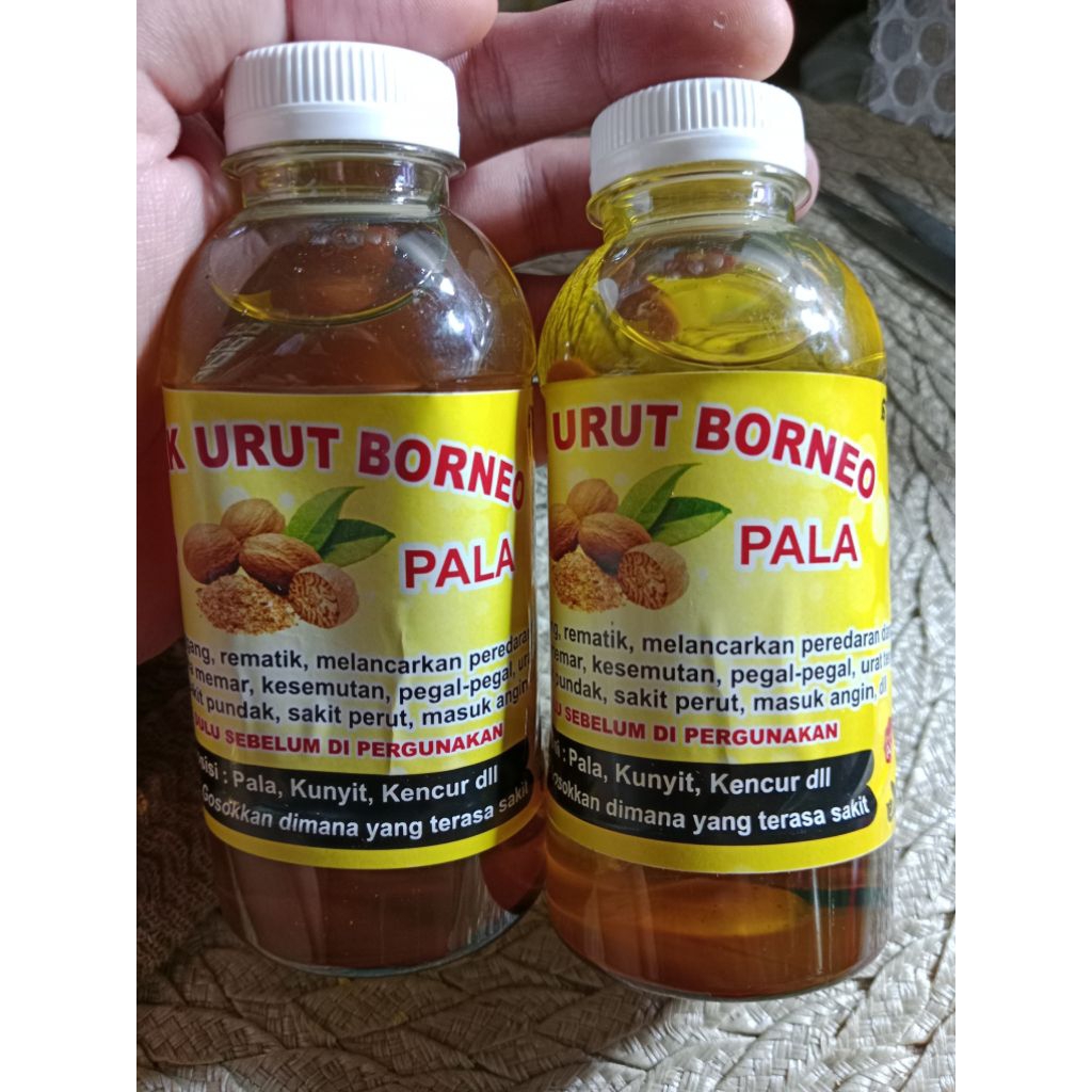Minyak Urut Pala/Minyak Urut Borneo Cap Pala