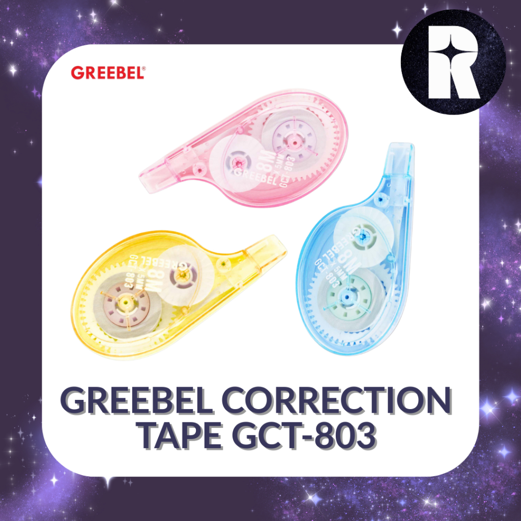 

GREEBEL CORRECTION TAPE GCT-803/ TIPE X KERTAS