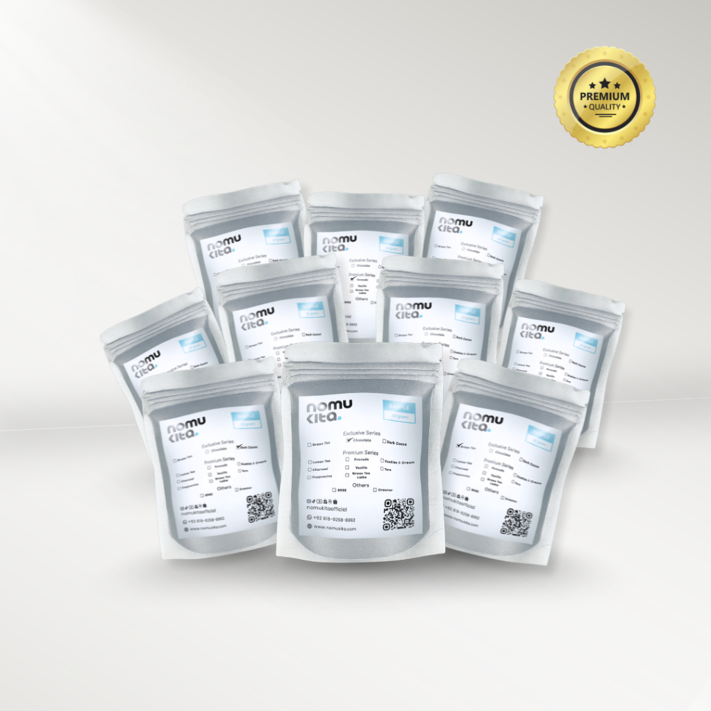 

nomukita - Sample Minuman Bubuk Premium & Exclusive 30g
