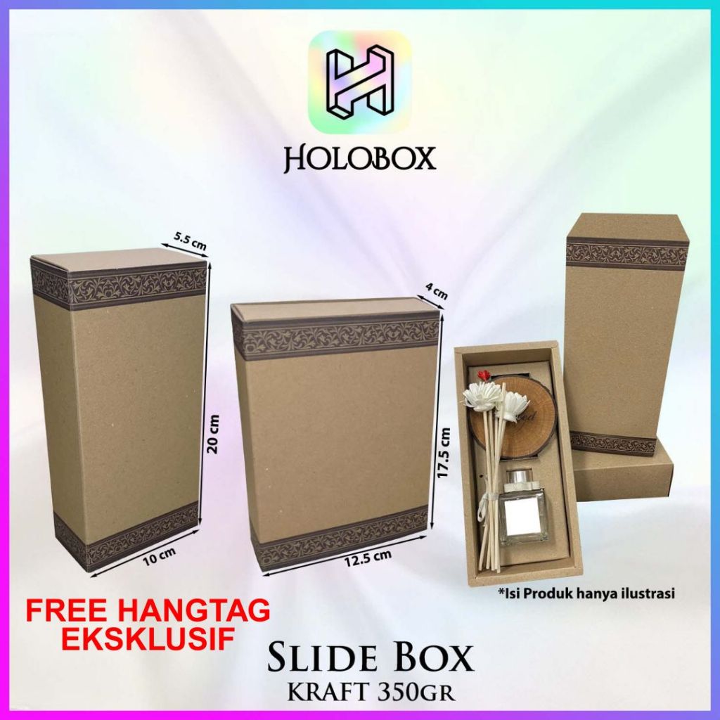 Slide Box|Kardus|Dus|Packaging|Dus murah|Kotak Kraft slide| A2-28