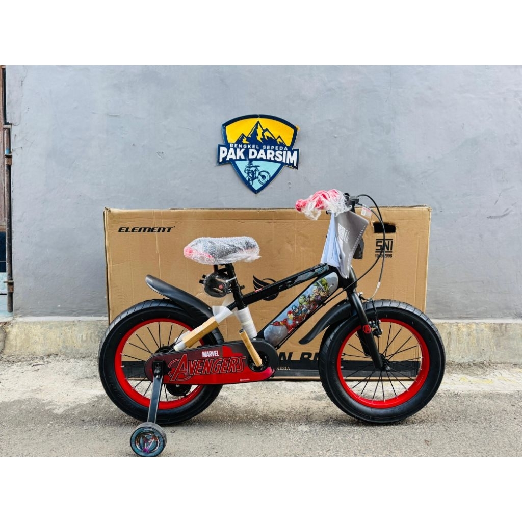 Sepeda BMX Element Coyote X2 Avanger 16 inc ban besar