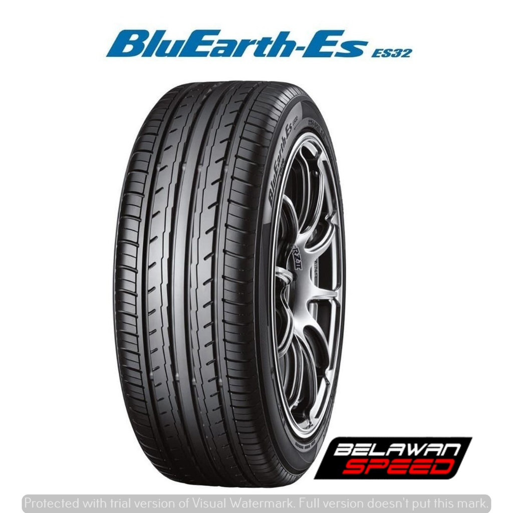 Ban mobil tubles kualitas premium merk YOKOHAMA blueart -ES32 ukuran 185 60 R15 Ring 15-(ban thn 201