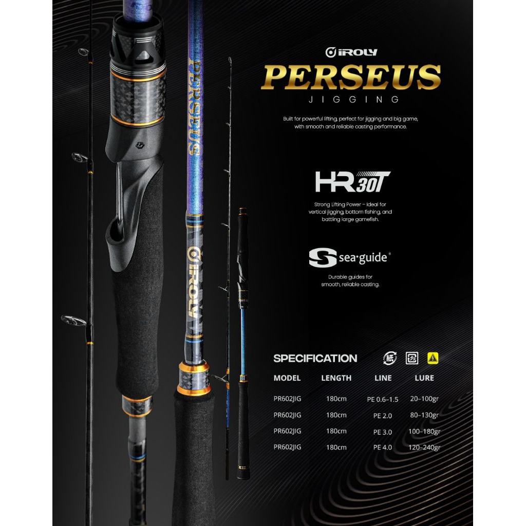 Joran Iroly Perseus 562/602 jigging Rod (NEW 2025)