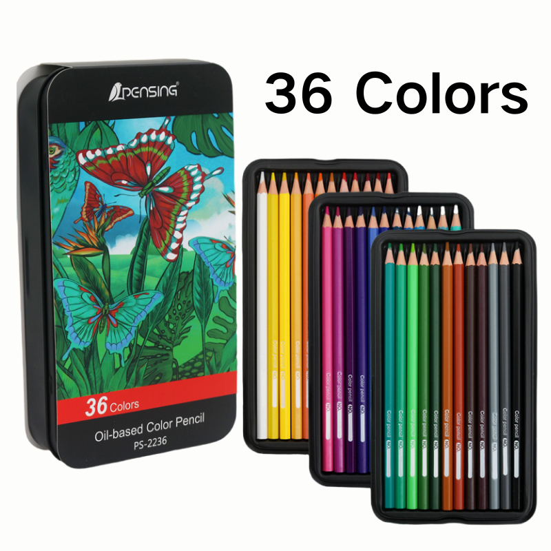 

Colored Pencil / Pensil Warna 36 Warna Lebih Panjang Teknologi Hybrid