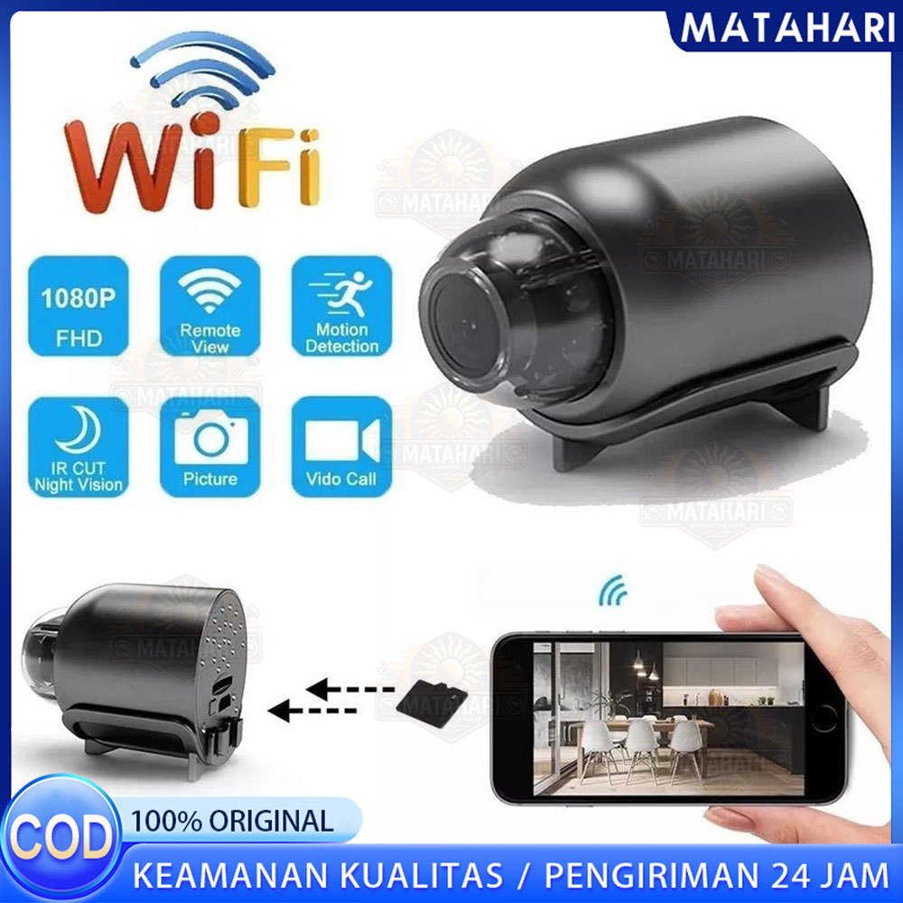 Pemotretan sudut super lebar CAMERA MINI WIFI HIDDEN CAMERA Pemotretan 4K HD CAMERA WIFI MINI HIDDEN